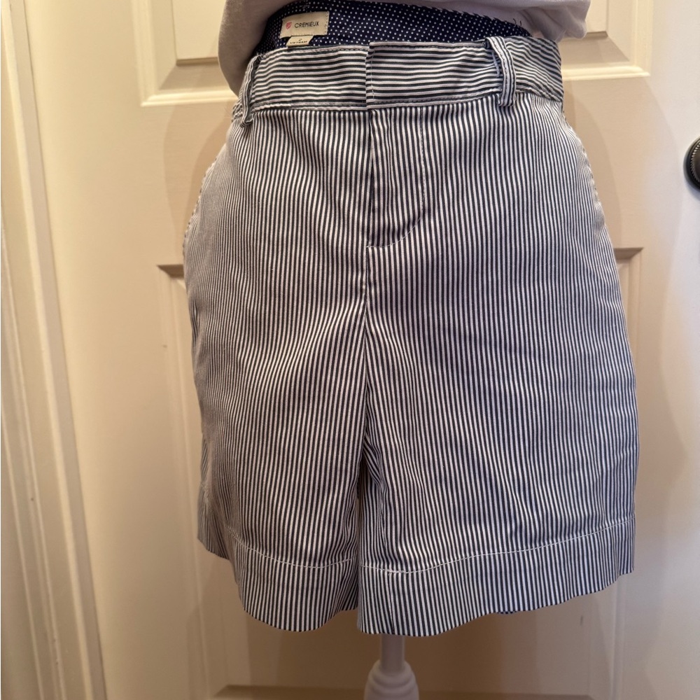 Daniel Cremieux Blue and White Bermudas Classic Tailored Design